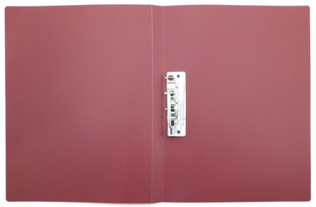 Папка пластиковая с боковым зажимом Forpus, толщина пластика 0,5 мм, розовая
