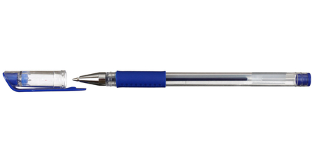 Ручка гелевая Attache Economy, корпус прозрачный, стержень синий