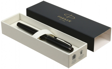Ручка подарочная перьевая Parker IM Achromatic Black, корпус черный Ручка подарочная перьевая Parker IM Achromatic Black, корпус черный