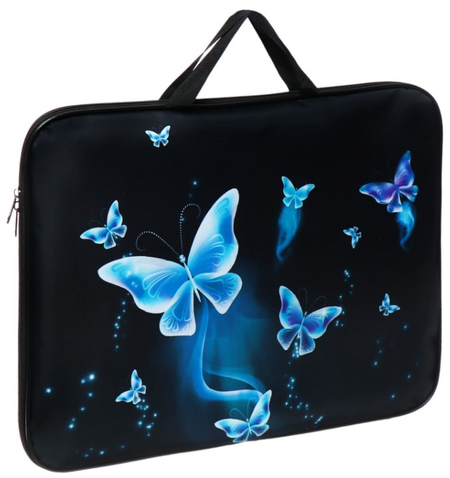 Папка для тетрадей Sima-Land с ручками, А3 (470*350*20 мм), «Бабочки»