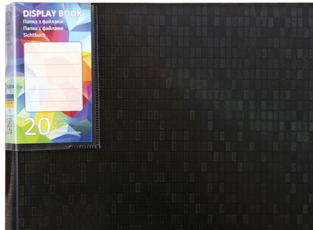 Папка пластиковая на 20 файлов Optima Pixelz, толщина пластика 0,6 мм, ассорти Папка пластиковая на 20 файлов Optima Pixelz, толщина пластика 0,6 мм, ассорти