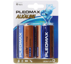 Батарейки щелочные Pleomax Alkaline Energy, D, LR20, 1.5V, 2 шт.