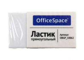 Ластик OfficeSpace, 38×20×10 мм, белый Ластик OfficeSpace, 38×20×10 мм, белый