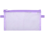 Пенал-конверт сетчатый Brauberg, 220×100 мм, фиолетовый