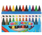 Карандаши восковые Wax Crayons, 12 цветов, 12 шт., диаметр 14 мм, длина 100 мм