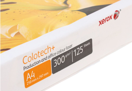 Бумага офисная Xerox Colotech+ Uncoated (без покрытия), А4 (210*297 мм), 300 г/м2, 125 л.