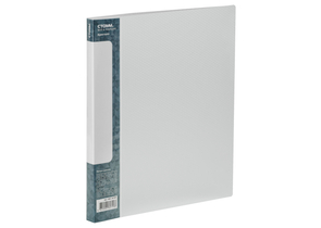 Папка пластиковая с боковым зажимом «Стамм. Кристалл», толщина пластика 0,7 мм, прозрачная