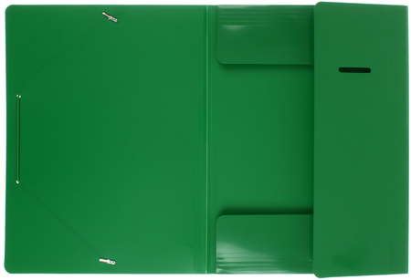 Папка пластиковая на резинке Attache F315/06, толщина пластика 0,6 мм, зеленая