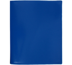 Папка пластиковая на 2-х кольцах Silwerhof Eco, толщина пластика 0,5 мм, синяя