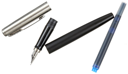 Ручка подарочная перьевая Parker Jotter Core Bond Street Black CT, корпус черный