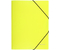 Папка пластиковая на резинке Berlingo Neon, толщина пластика 0,5 мм, желтая