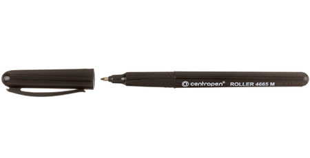 Роллер Centropen 4665M, толщина линии 0,7 мм, черный