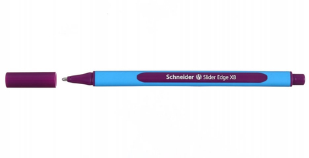 Ручка шариковая одноразовая Schneider Slider Edge, толщина линии XB (0,9 мм), фиолетовый стержень Ручка шариковая одноразовая Schneider Slider Edge, толщина линии XB (0,9 мм), фиолетовый стержень