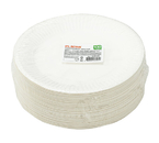 Тарелки одноразовые десертные Laima «Стандарт», диаметр 18 см, 100 шт., белые