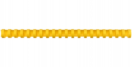 Пружина пластиковая StarBind, 19 мм, желтая
