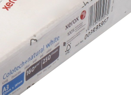 Бумага офисная Xerox Colotech+ Uncoated (без покрытия), А3 (297*420 мм), 160 г/м2, 250 л.