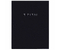 Тетрадь общая А5, 120 л. на кольцах Brauberg, 170*215 мм, клетка, Minimal Black