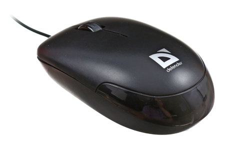 Мышь компьютерная Defender Datum MM-010, USB, проводная, черная