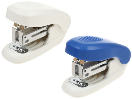 Степлер Deli 0321, скобы №24/6-26/6, 12 л., 65 мм, ассорти