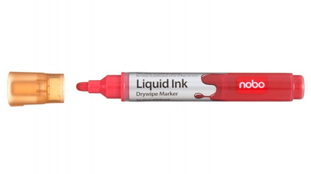 Маркер для вайтбордов Nobo Liquid Ink, красный