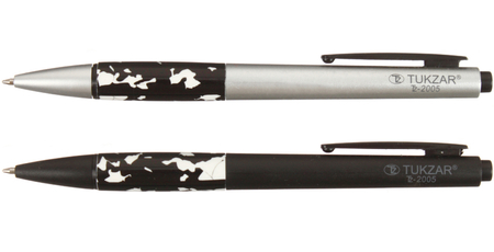 Ручка шариковая автоматическая Tukzar , корпус ассорти, стержень синий