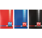 Тетрадь общая А4, 96 л. на скобе Brauberg Inday, 203×297 мм, клетка, ассорти