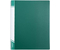 Папка пластиковая на 60 файлов inФормат, толщина пластика 0,6 мм, зеленая