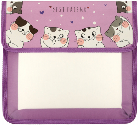 Папка для тетрадей на липучке ARTspace, 230*220 мм, Meow