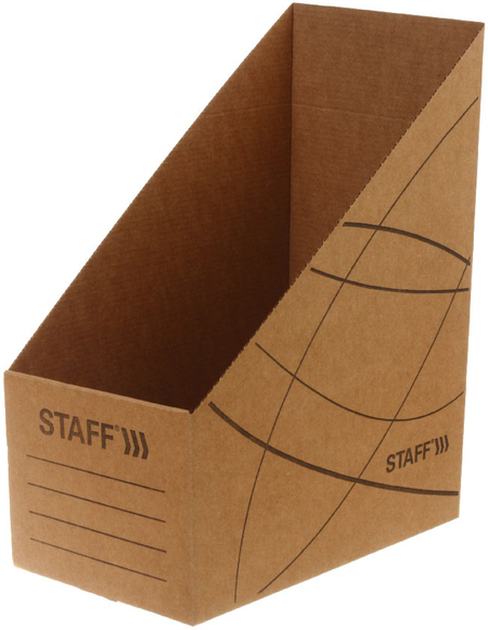 Лоток архивный Staff Max, корешок 150 мм, 250*320*150 мм, бурый Лоток архивный Staff Max, корешок 150 мм, 250*320*150 мм, бурый