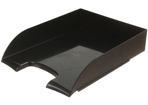 Лоток горизонтальный Brauberg Office Style, 320×245×65 мм, черный