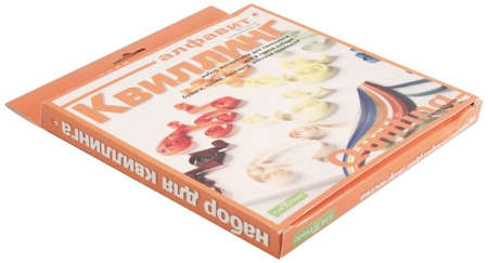 Набор для квиллинга, 500 полосок, 5*295 мм, 20 цветов, «Алфавит»