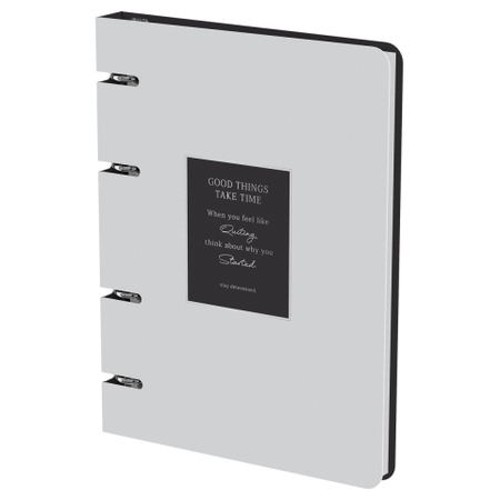 Тетрадь общая А5, 120 л. на кольцах BG, 160*215 мм, клетка, «Минимализм»