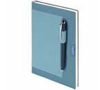 Ежедневник недатированный с ручкой Brauberg Style (в подарочной коробке), 145×210 мм, 160 л., синий