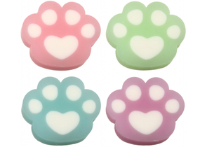 Ластик Meshu Cute Paw, 38×33×10 мм, ассорти