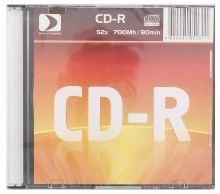 Компакт-диск CD-R Data Standard, 52x, Slim Case Компакт-диск CD-R Data Standard, 52x, Slim Case
