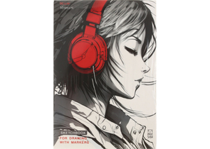 Скетчбук на склейке Meshu для рисования маркерами (А5), 135×195 мм, 50 л., Girl Аnd Music Скетчбук на склейке Meshu для рисования маркерами (А5), 135×195 мм, 50 л., Girl Аnd Music