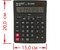 Калькулятор 12-разрядный Skainer SK-555, черный