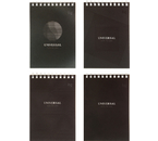 Блокнот на гребне BG А6 (40 л.), 100×145 мм, 40 л., клетка, «Монохром», ассорти Блокнот на гребне BG А6 (40 л.), 100×145 мм, 40 л., клетка, «Монохром», ассорти