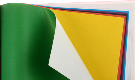 Набор бумаги цветной односторонней А4 «Типография Победа», 7 цветов*2, 14 л. (рисунок обложки — ассорти)