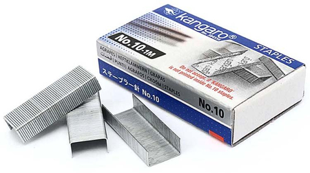 Скобы для степлеров Kangaro, №10, 1000 шт. Скобы для степлеров Kangaro, №10, 1000 шт.