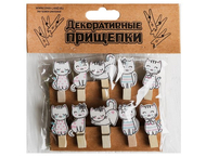 Прищепки декоративные деревянные