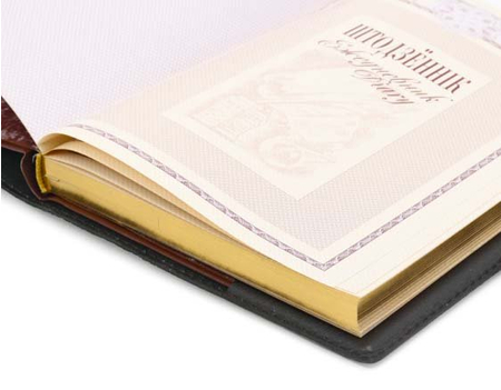 Ежедневник недатированный большой «Макей» 008-07-41, 155*215 мм, 190 л., линия, черный