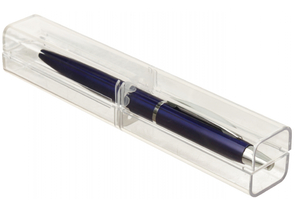 Ручка подарочная шариковая автоматическая BL-805, корпус синий, стержень синий