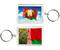 Брелок для ключей сувенирный, 40*50 мм, ассорти Брелок для ключей сувенирный, 40*50 мм, ассорти