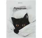 Папка-портфолио пластиковая на 4-х кольцах Brauberg, Cat