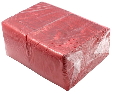 Салфетки сервировочные «Семья и комфорт», 25*25 см, 400 шт., красные 