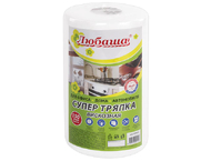 Салфетки вискозные универсальные «Любаша. Супер тряпка» (в рулоне)