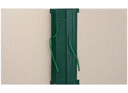 Папка архивная из картона со сшивателем (со шпагатом) , А4, ширина корешка 70 мм, плотность 1240 г/м2, зеленая