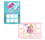 Расписание уроков с расписанием звонков А3 «Юнландия», 421×299 мм, для девочек, ассорти