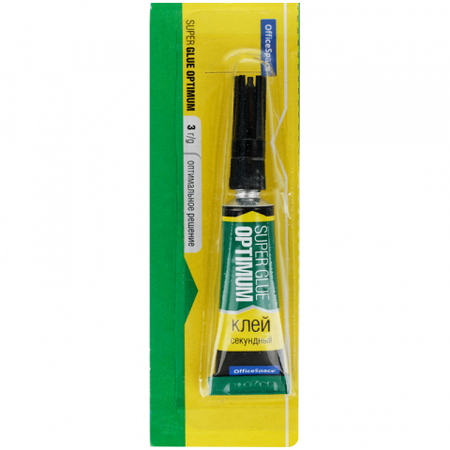 Клей секундный Super Glue Optimum, 3 г Клей секундный Super Glue Optimum, 3 г